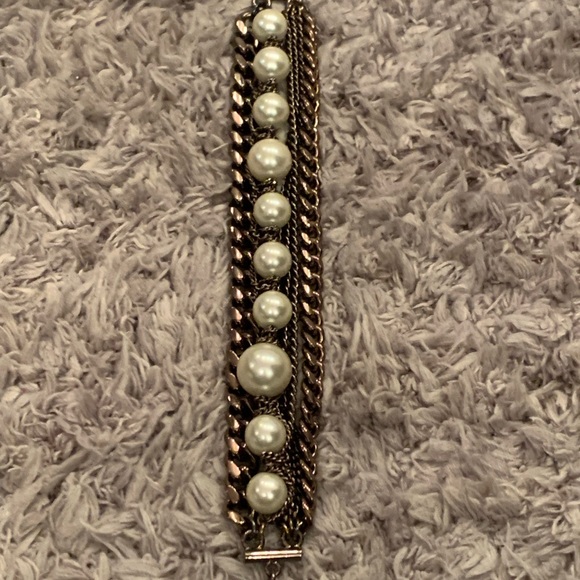 Givenchy Pearl and Gold Bracelet - Picture 2 of 2